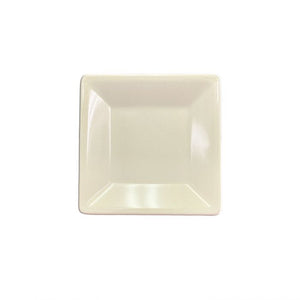 Plato cuadrado Passion Pearl de melamina 4" x 4"