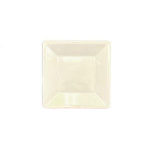 Plato cuadrado Passion Pearl de melamina 8 1/4" x 8 1/4" x 7/8" profundidad