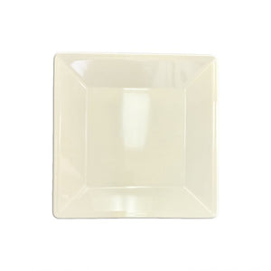 Plato cuadrado Passion Pearl de melamina 10 1/4" x 10 1/4" x 1" profundidad