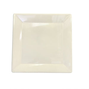 Plato cuadrado Passion Pearl de melamina 13 3/4" x 13 3/4" x 1 1/8" profundidad