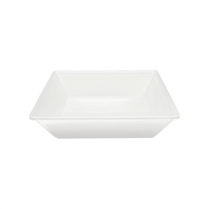 Tazón cuadrado Passion White de melamina 80 oz 10" x 10" x 2 1/2" profundidad