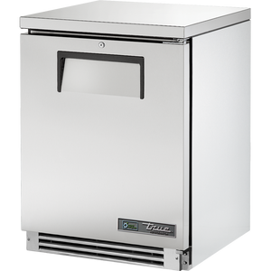 Refrigerador bajo mostrador de 24-1/8", 1 puerta, puerta sólida, batientes, 2 repisas