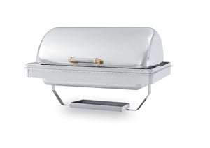 Chafer 9 qt entero New York, New York® empotrable con a fully retractable dome tapa, Super Pan V® inserto para alimentos, dri