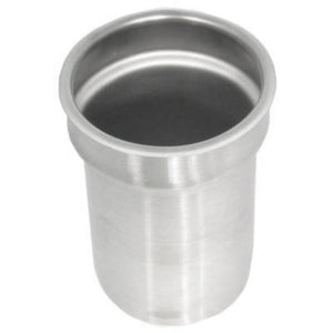 2 1/2 qt acero inoxidable inset