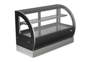 48" ancho 120 V curved-vidrio sobre mostrador refrigerado deli exhibición carcasa con rear acceso