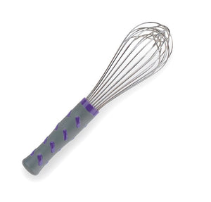 10" acero inoxidable piano whip con mango de nylon