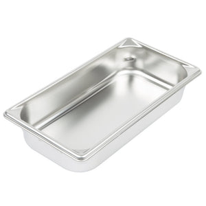 Inserto para mesa de vapor tercio 2 1/2" de profundidad Super Pan V® acero inoxidable