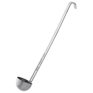 Cucharón 1 oz acero inoxidable Con 10" mango