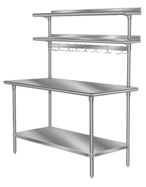 Repisa superior montaje trasero 72 x 10 pulg