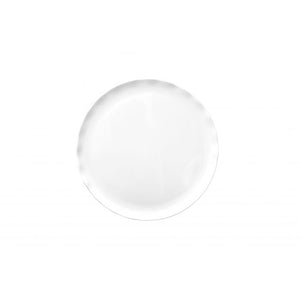 Plato de melamina 16" Blanco Black Pearl