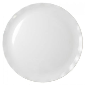 Plato de melamina 18" Blanco Black Pearl