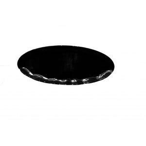 Platón de melamina 24" x 10" Negro Black Pearl