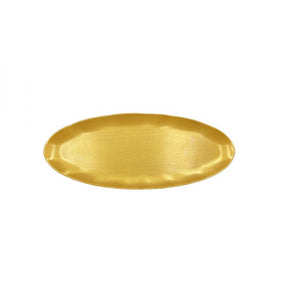 Platón Gold Pearl de melamina 30" x 12"