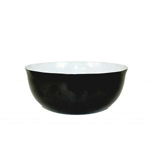 Bowl grande de servicio de melamina 176 oz 11-1/4" Dos tonos Black Pearl