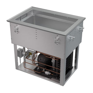 1 pozo 120 V caliente, frío, congelado unidad empotrable con drenaje automático