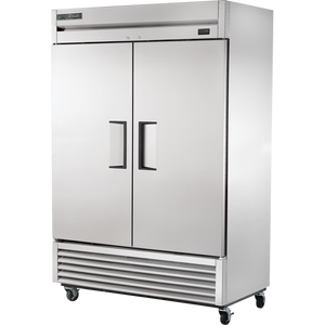 Congelador vertical de 54-1/8", 2 puertas, puertas sólidas, batientes, 6 repisas