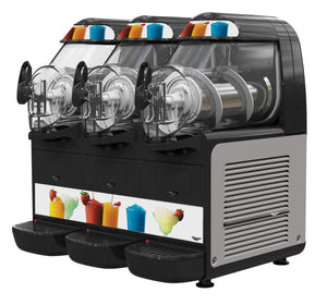 Máquina para bebidas congeladas 18 L triple-bowl