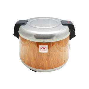 Calentador de arroz 30 tazas acabado madera