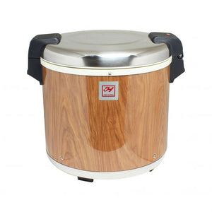 Calentador de arroz 50 tazas acabado madera