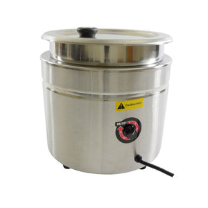 Calentador de sopa y alimentos de acero inoxidable 10.5 qt