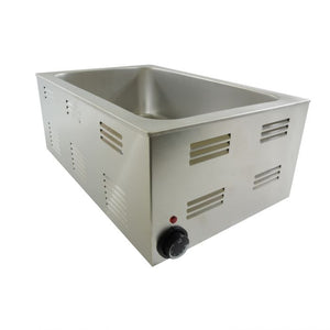 Calentador de alimentos de acero inoxidable 3.5 qt acabado cepillado