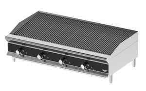 48" servicio medio gas charbroiler