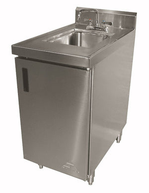 Gabinete con tarja de acero inoxidable 24 pulg