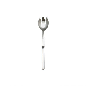 Cuchara de servicio con muesca de acero inoxidable