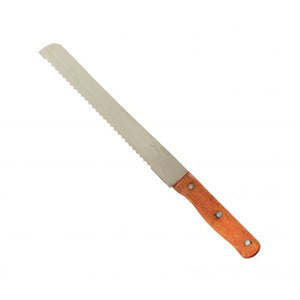 Cuchillo para pan con mango de madera hoja 8 1/2"