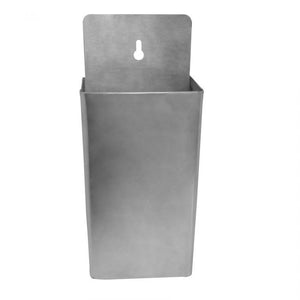 Recolector de tapas de acero inoxidable para pared