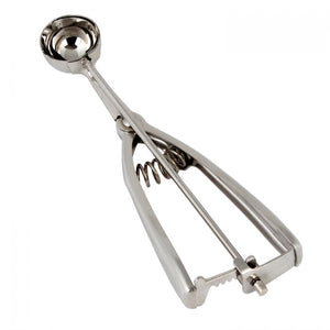 Porcionador ambidiestro tipo disher 3/8 OZ 100 scoop de acero inoxidable