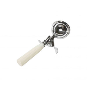 Porcionador para helado tipo disher 3 1/4 OZ color marfil