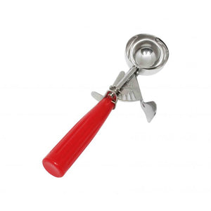 Cuchara porcionadora para helado 1 1/3 OZ rojo