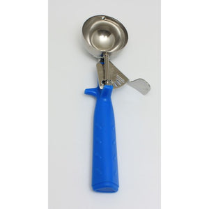 Cuchara porcionadora 2 OZ #16 azul mango triangular