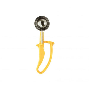 Cuchara porcionadora 1 5/8 OZ #20 amarillo mango easy grip