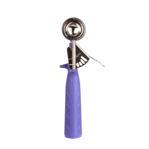 Porcionador tipo disher 3/4 OZ No. 40 color orquídea con mango triangular
