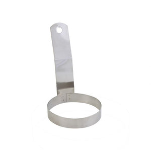 Aro para huevo redondo de acero inoxidable 3"