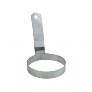 Aro para huevo redondo de acero inoxidable 4"