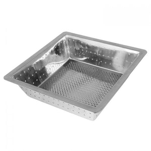 Colador de acero inoxidable para drenaje de piso 10" x 10" x 3"