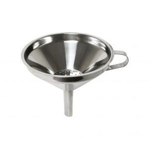 Embudo de acero inoxidable 5" con colador removible
