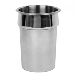 Inserto redondo de acero inoxidable 7 qt