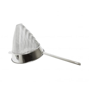 Colador bouillon de malla fina de acero inoxidable 10"
