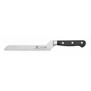 Cuchillo para pan con hoja de 8", offset, acero alemán forjado, NSF
