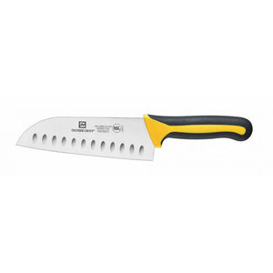Cuchillo Santoku con hoja de 7", alveolado, mango soft-grip, NSF