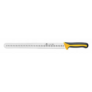 Cuchillo rebanador con hoja de 14", alveolado, mango soft-grip, acero alemán, NSF