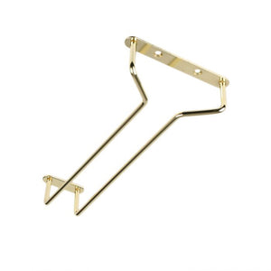 Colgador de copas de alambre 10" acabado latón