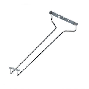 Colgador de copas de alambre 16" cromado