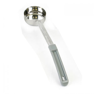 Cucharón porcionador de dos piezas con mango plástico 4 OZ color gris
