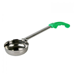 Cucharón porcionador de una pieza con mango plástico 4 OZ color verde