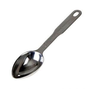 Cucharón medidor ovalado de acero inoxidable 1/8 taza 30 ml 8-3/4"